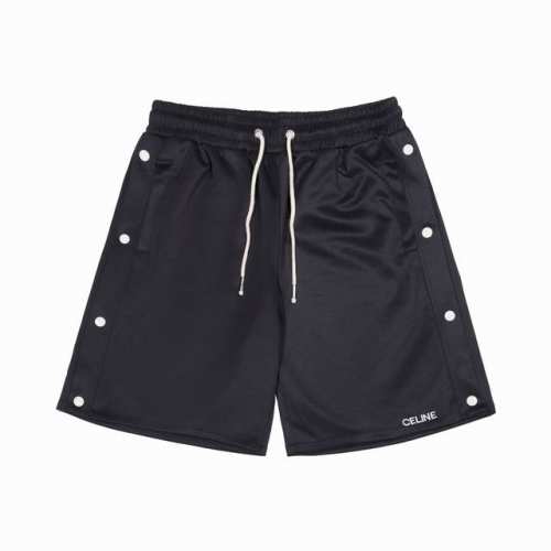 赛琳双排扣设计 简约 Logo标识刺绣 五分裤、高品质纯棉 面料、特别手感、超级质感 舒适柔软透气 休闲宽松版型 潮流男女同款 短裤 颜色：黑色 码数： Xs