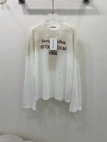 acn* Studio* 25早春新款烫钻上衣 1996做旧褪色高压烫钻宽松长袖 经典设计体现，正面饰有标志性品牌标识印花。舒适宽松版型，兼具时尚与功能性，适合