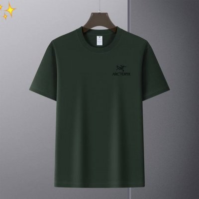 供 Arc'teryx 始祖鸟 2025新款 经典Logo印花 全棉大落肩圆领短袖T恤全棉T恤 采用230克新疆精梳纯棉面料制成，面料厚薄适中，细致走线，3D立