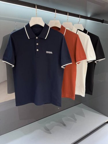 p200 【新品】渠道精品 顶级客供珠地网眼棉 2025Ss 官网同步发售 高级商务男士翻领Polo衫短袖Ｔ恤衫！ 手感细腻丝滑 Ez高端系列 zz商务系列高定