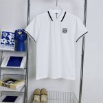 141 当天到货 现货现配 Loewe罗意威2025Ss经典Logo刺绣polo衫短袖 高版本 高品质 原版面料 官网同步绣翻领polo衫采用用原版面料胸前万针