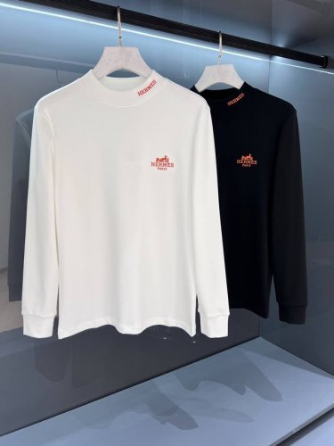 支持年后退换 P230 新品 Ss秋冬Hem*S 男士立体绣标长袖打底衫 柜台同步发售，高精细的奢华品质,轻奢感超强.全新领圈点缀色织元素拥有最新的时尚气质及将