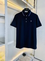 穿200斤爱马仕Hermes 原单品质 2025最新款衣服 男装翻领短袖 精选专柜订制顶级朱地丝光棉进口面料 所有细节做工完美1比1复刻 还原正品百分百 原版五
