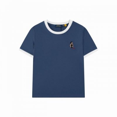 独家款式 Ralph Lauren 拉夫劳伦25Ss夏季独家款式 撞色拼领刺绣卡通小熊款短袖T恤 相比于经典款 这款更具魅力 撞色领口搭配精密小熊刺绣 版型百搭