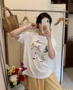 耐克Nike 美式高街中式袜子刺绣短袖情侣款短袖宽松版型T恤衫学院风短袖 ~260克紧密纯棉面料 不起球不变形 透气舒适抗菌 ~版型比较立体男女都能穿 最大体重