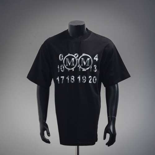 Maisonmargiela 马吉拉 25Ss字母遮挡双M印花短袖T恤 Size:Xs-L