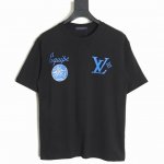 Louis Vuitton 路易威登 Lv 24Ss 菊花短袖T恤 面料采用定制240G 26支特滑双股精棉平纹高密无尘全棉布料。前幅高密度加厚，走线平整，代工