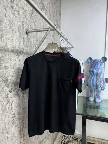 上新 25Ss G家 早春新款起脚色织圆T 原版定制 进口纱线色染 经典百搭 码数48-56
