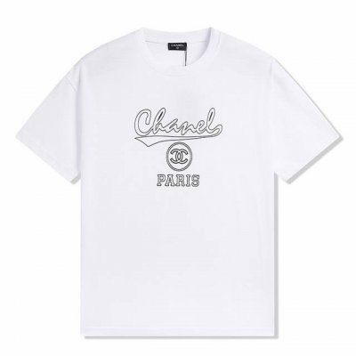 Chane1小香Fw系列Logo字母印花T恤 整体加厚纯棉面料 布面香奈儿立体Logo字母印花图案 廓形设计风格 Chanel黑白撞色简单又不失优雅 所有内里包