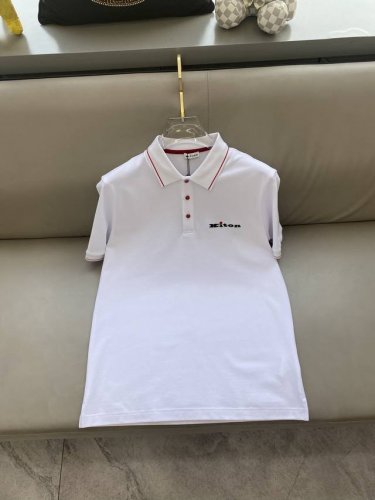 Kiton 2025Ss夏季新款 Logo男士翻领polo衫！经典商务男款，高端男装的天花板级别的商务男款！简约时尚大气不失优雅，单穿内搭体面过人，品质控 细节