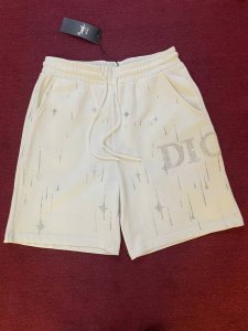 dior迪奥短裤 字母Logo标识徽章珠光闪亮，定制400克面料 单独开模订制版布辅料 三标齐全 Os版型设计 男女同款S M L Xl