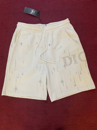 dior迪奥短裤 字母Logo标识徽章珠光闪亮，定制400克面料 单独开模订制版布辅料 三标齐全 Os版型设计 男女同款S M L Xl