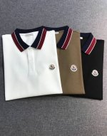 新品 Mon家高端男士商务休闲珠地棉翻领Polo衫，顶级贸易公司货，白金级品相，25年春夏新品，独家售卖！！ 极符合 Mon 家美学基调的一款马球衫，造型设计画
