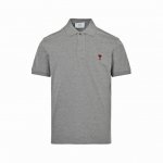 ami Paris 爱心刺绣Polo短袖 一款经典简约百搭的高级Polo，这种基础性的经典单品，绝对是你了解这个品牌的捷径，极简的风格构造 配置Ami家族经典的