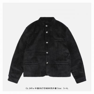 本地自取：390 galliano Landor 24Fw 中国风灯芯绒夹克外套 新中式唐装将传统与现代完美融合，展现出独特中式的魅力，设计上，既保留了唐装的经