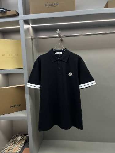 Moncler 蒙口 袖口印花新款polo衫 原版面料 官方同款 采用210克纯棉珠地面料 定制 同缸染面料 手感非常舒服爽滑 版型挺阔有型 一线品牌代工厂p出