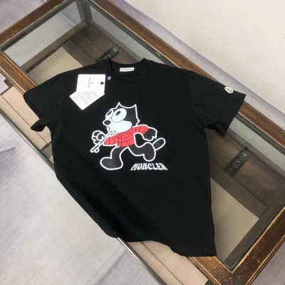 Amon*Cler 蒙口 2025春夏最新款短袖T恤，男女同款定制专属纯棉面料，定制原版工艺螺纹，胸前趣味印花图案设计！简约大方，从容百搭，档次极高，完美融入时