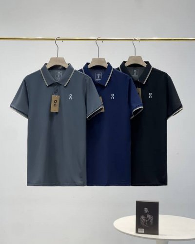 On昂跑2025夏新款轻奢香氛凉感男士商务polo衫速干冰丝polo上衣！冰凉触感，手搓自带香味，黑科技性能满满！渠道货源！纯正尾单 青岛代工厂p尾单，走广东柜