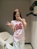 maxmar* 25Ss春夏新款 珠片绣烫钻圆领短袖T恤丨独家高版出品！精致常规版型上身巨显瘦！时髦精必备单品解锁所有穿搭！经典单品时髦又高级，版型百搭不挑人！