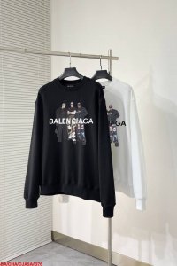 I376 Ba巴黎世家 2025Ss新款重磅圆领卫衣出货啦！！ 定制纯棉面料 搭配当下流行重工工艺 做工走线精细 面料上身舒适 超帅上身 男女同款，尺码M-3X