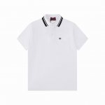 110 Gucci/古驰 25Ss新款 袋口小Gg刺绣 Polo 230克重全棉珠地 颜色：白色 黑色 雾霾蓝 码数：S M L Xl Xxl