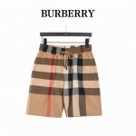 Burberry 巴宝莉 经典条纹格子短裤 面料原版天丝棉梭织定制，功能性斜纹面料，百分百定位对条对格，非常耗时废料， 密度手感和原版达到一致，松紧腰搭配，轻松