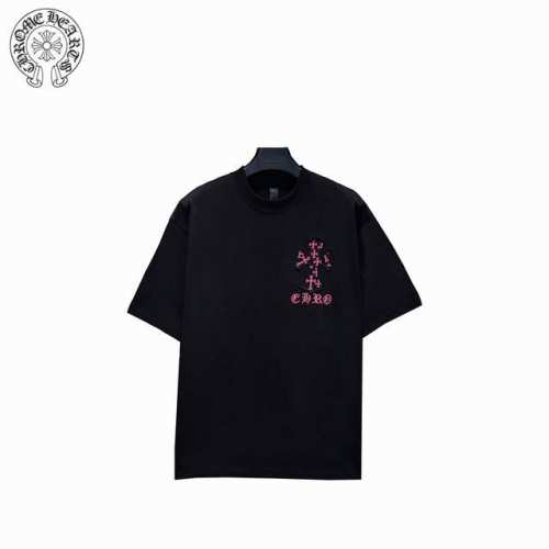本地自取: 180 chrome Hearts/克罗心 25Ss 贴布刺绣字母短袖 前幅胸口进口皮标选用Zp材料 1:1还原摸起来顿手 阻力大 区别市场非常光滑