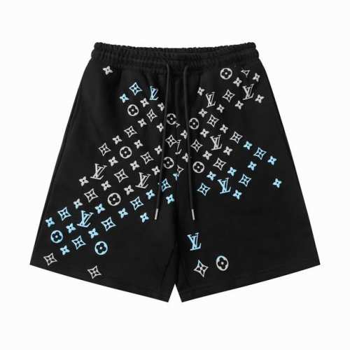 上新 本地自取200 louis Vuitton/路易威登 百搭立体迷彩Logo印花短裤 衣橱必备金典款，经典Logo渐变印花，腰节橡筋腰绳配置，什么身材都能驾