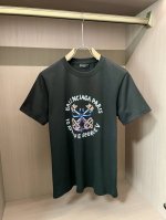 巴黎世家 男士时装款圆领短袖T恤，贸易公司洋行货，高级限定款，25年春夏新品，明星级人气单品！ 客供埃及进口顶级面料，甄选尼罗河区域光照极好的上等棉花原料，经过
