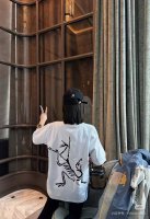 模特图！120 高品质Arcteryx / 始祖鸟经典大鸟印花黑白男女同款短袖T恤 原版定制辅料 吊牌 包装袋 贴纸 洗水唛 280克 双纱面料 定织定染螺纹