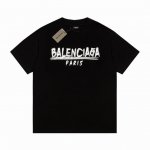 M530# D Balenciaga巴黎世家字母涂鸦印花短袖 宽松版型 采用260克精梳棉双纱 从面料到辅料全部三标齐全跟足Z D P 进口松井公司浆料印花绝不
