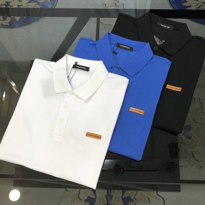 Z*Gna 杰尼亚春夏新款原单男士翻领Polo衫短袖T恤 柜台同步发售 爆款 简洁时尚百搭 高端品质 胸前绣皮标Logo设计 定制进口双股丝光珠地棉面料 穿着舒