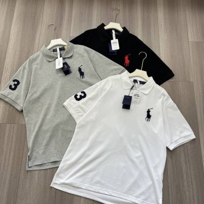 ralph Lauren 拉夫劳伦三色夏季经典常青Polo衫翻领纯棉舒适感短袖T恤 爆款推荐Ralph Lauren拉夫劳伦Polo经典刺绣Logo保罗Polo
