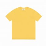 AMI PARIS 专柜同步 24ss 新配色同色小爱心刺绣圆领情侣短袖T恤 Color：杏色 橡木棕 海豹灰 苔藓绿 酒红色 天蓝色 咖色 黄色 香芋紫 肉桂