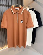 Bc-Brunello Cucineli 2025春夏新款男士短袖Polo衫，众多明星都爱穿的时尚百搭单品！胸前Logo皮革超级好看,喜欢经典简约的朋友,一定不