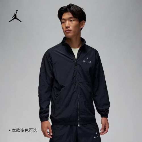 上新120（柜子700+、情侣款立领耐克Nike联名乔丹Jordan外套男女同款夹克衫） 2025Ss春秋季新款开衫夹克外套 情侣男女同款 立领小夹克 百搭时尚