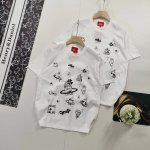 尺码Xs-L爆款推荐 Vivienne West Wood 西太后 薇薇安 土星个性涂鸦印花短袖T恤 2025年顶流爆款 无需多言 独家款式请勿抄袭 抄袭必究