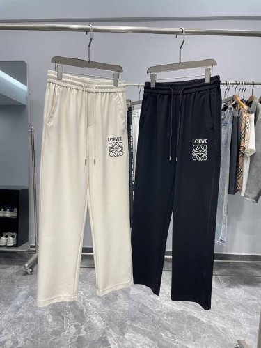 C26-Loe24Ss春夏新款针织棉布抽绳直筒卫裤 男士立体Logo标识刺绣时尚运动休闲长裤 贸易公司渠道稀出 领先官网发售 一款集时尚 舒适 实用于一体的优秀