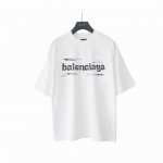 实拍细节图+尺码表 Balenciaga巴黎世家新款限定字母Logo短袖T恤 背后字母印花，逼格满满，相当吸睛，超高级上身超酥服，作为舒适穿搭的重中之重，百搭耐