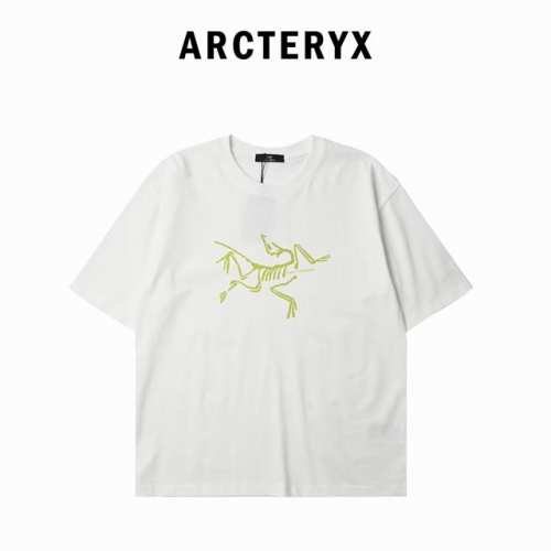 arc'teryx*始祖鸟 荧光个性Logo印花短袖T恤 定制面料300G 男女同款 001 尺码：S M L Xl