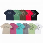 上新款号：S143 Stussy斯图西 Stussy 双S Logo Ss-Link Logo 舒适圆领短袖T恤 男女同款 原版打造 细节高控 -面料精选220