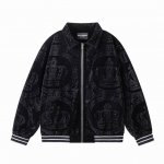 d8.P390 d&G 杜嘉班纳 2025秋冬新款男士棒球服夹克外套，专柜同步发售！定制专属金丝绒面料，全景Logo烫钻工艺设计！简约大方，从容百搭，档次极高，