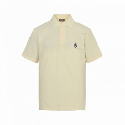 dior 迪奥 25Ss 硅胶菱形徽标Polo短袖 原版一致 定制专用渐变格纹螺纹 双面珠地面料 三标齐全 定制纽扣 面料柔软舒适 还原原版一比一 男女同款 S