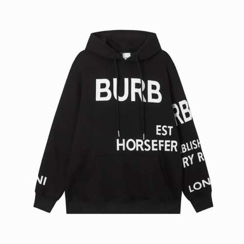 上新 高品质 Burberry 巴宝莉 秋冬新款印花连帽卫衣 采用420克双股纯棉毛线卫衣面料 Os落肩宽松版型 上身效果宽松休闲 三标齐全 男女同款 颜色:白