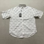 Balenciaga满印小字母短袖衬衫