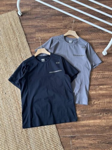 helly Hansen Hh 25夏新男款Hp防晒速干透气立体版型圆领短袖T恤 线上900+这是今年最新款配色Hydropower系列速干压胶无痕凉感透气T恤