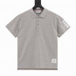 thom Browne 汤姆布朗 袖口侧边四杠polo衫 原版定制230G珠地面料 克重和原版一致 超重工的针织工艺使面料表面呈现出细腻的肌理感 手感柔和厚实
