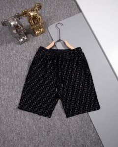 p120Fendi 芬迪 天鹅绒提花毛巾面料短裤 本色Ff字母Logo标识提花短裤 官方同步 高版本 高品质 时尚个性 百搭潮流 纯原品质 原版面料 吊牌 领标