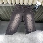 Louis Vuitton 路易威登 Lv水洗高级灰渐变老花Logo牛仔裤 原色酵母水洗工艺 精选重磅丹宁牛仔面料 纯棉 舒适亲肤 原版五金辅料配饰 立体剪裁