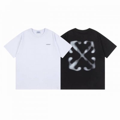 9011# Off White新款宽松版短袖T恤 尺码 S M L Xl 颜色 黑色 白色